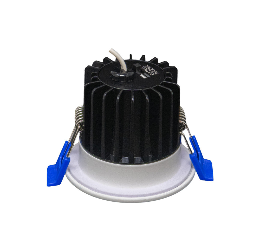 2" 5CCT LED Baffle Regressed Fixture White/Black