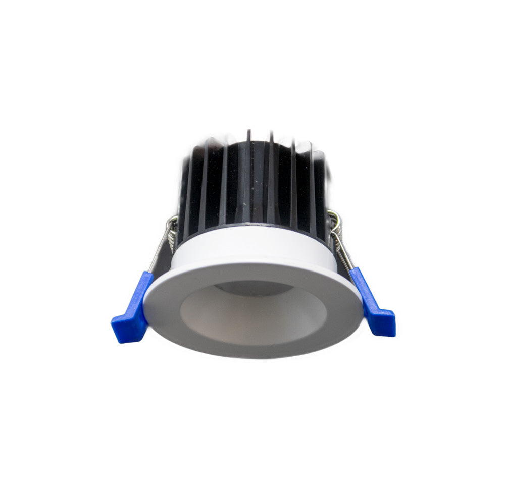 2" 5CCT LED Baffle Regressed Fixture White/Black