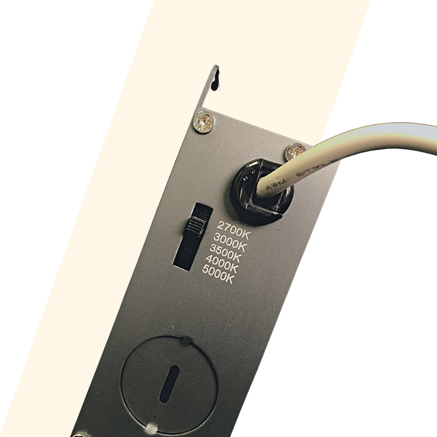 3.5" 5CCT LED Gimbal Recessed Fixture Round White/Black/Brushed Nickel