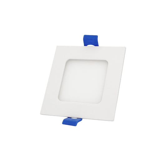 6" LED Slim Panel Square White/Black/Brushed Nickel